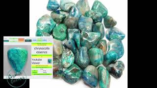 Chrysocolla Crystal Essence Vibrational Frequency Healing [upl. by Lorou666]