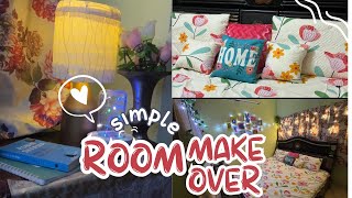 Small bedroom makeover idea  Low budget makeover  Indian middleclass Bedroom [upl. by Jonis84]