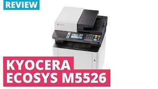 Kyocera ECOSYS M5526 A4 Colour Multifunction Laser Printer [upl. by Ynohtnacram914]