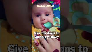 How to Give Gas Drops to newborn  Baby Gas and Colic Relief Medicine [upl. by Matteo]