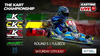 The Kart Championship 2024 Round 5 Fulbeck  Saturday LIVE [upl. by Armand]