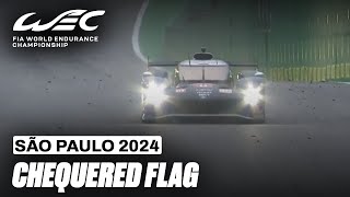 Last Laps and Chequered Flag 🏁 I 2024 Rolex 6 Hours of São Paulo I FIA WEC [upl. by Jarlen]