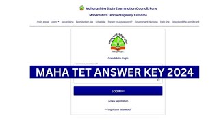 Maha TET Official Answer Key 2024 – Paper 1 amp Paper 2 Solutions [upl. by Prober]