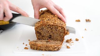 Moist Banana Bread with Crunchy Streusel Topping [upl. by Leffen]