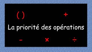 3e video La priorité des opérations PEDMAS [upl. by Odab]