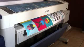 printing with EPSON SC T7000 plotter [upl. by Jovi]