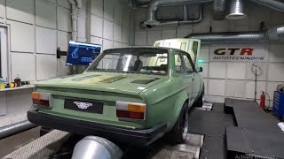 Volvo 242 Turbo B230 Stroker Dyno Runs [upl. by Ylrehc303]