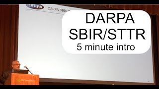 DARPA SBIR and DARPA STTR Startup Grants [upl. by Monk965]