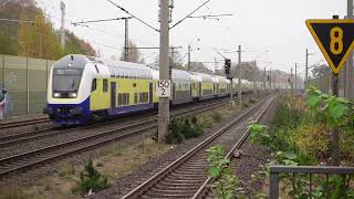 Fliegende Überholung im Bahnhof Winsen [upl. by Annahsit]