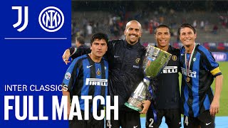 INTER CLASSICS  FULL MATCH  JUVENTUS vs INTER  2005 ITALIAN SUPERCUP 🏆⚫🔵🇮🇹 [upl. by Nadda]