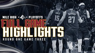 Denver Nuggets vs Los Angeles Lakers Full Game Three Highlights 🎥 [upl. by Arvind]