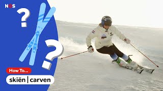 Zo ski jij als een pro de piste af Van pizzapunt tot carven met Jelinkova  How to  NOS Sport [upl. by Aser923]