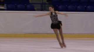 29 Kailani CRAINE AUS  ISU JGP Kosice 2013 Junior Ladies Short Program [upl. by Vivianna]