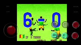 Super Sidekicks 4 Guinea VS Singapore 2P Cheat [upl. by Ilbert]