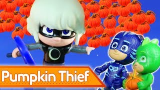 Halloween Pumpkin Thief 🎃 Play with PJ Masks  PJ Masks Toys [upl. by Inaboy50]