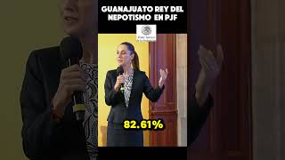 GUANAJUATO REY DEL NEPOTISMO claudiasheimbaum corrupcion news noticias [upl. by Matthaeus]