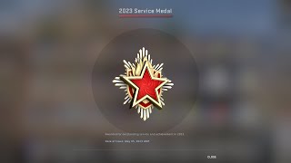 GETTING 2023 SERVICE MEDAL TIER 6 [upl. by Namajneb]