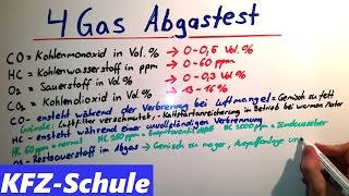 4 Gas Abgastest [upl. by Fotzsyzrk]