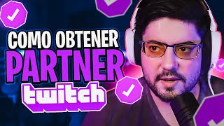 COMO OBTENER PARTNER EN TWITCH  STREAM COACH [upl. by Leor]