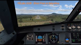 FSLabs A320 Short Final at Zakynthos  ZTH RWY34 [upl. by Thomajan]