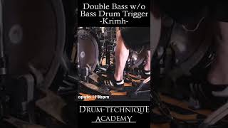 No Triggers  Double Bass Drumming  Krimh shorts [upl. by Karolina]