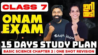 CLASS 7 Onam Exam Mega Study Plan ഉറിയടി amp Basic Science Chapter 2 Acids and bases  One Short [upl. by Justus868]