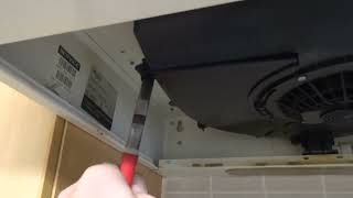 Cooker hood extractor carbon filter replacement [upl. by Halas]