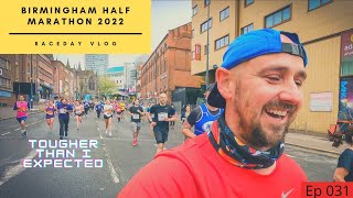 Birmingham Half Marathon 2022  Raceday Vlog [upl. by Nnawaj289]