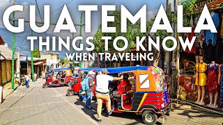 EVERYTHING To Know BEFORE Visiting Guatemala [upl. by Nylac159]