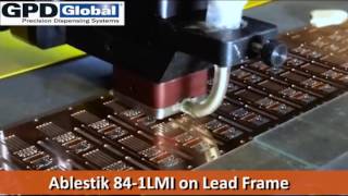 Dispensing Ablestik 841LMI with Jetting Pump NCM5000 [upl. by Eal459]