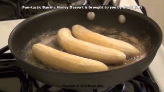 Banana Honey Dessert  gebackene Banane mit Honig  Nachtisch  Desert [upl. by Urbain612]