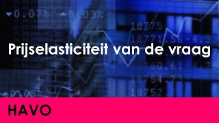 Prijselasticiteit van de vraag  Economie voor havo  Vragers amp Aanbieders [upl. by Poler504]