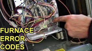 Furnace Error Fault Code Lights  Repair Troubleshoot Fix Diagnose [upl. by Jacinthe534]