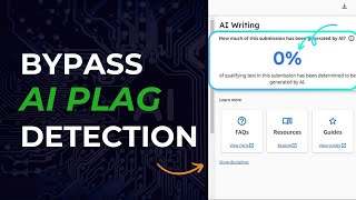 The BEST Way to Bypass GPTZeroTurnitin AI Detector  Humanize ChatGPT [upl. by Kablesh]