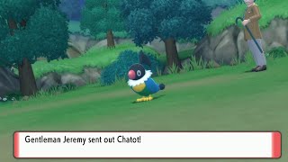 How to find a trainer with Chatot 102 Pokemon brilliant diamond amp shining pearl BDSP [upl. by Mercuri]