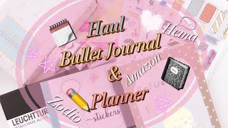 HAUL Bullet Journal amp Planner Amazon amp Hema ➳ Les bases pour se lancer dans le BUJO [upl. by Salem]