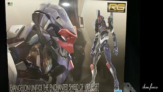 Unboxing RG Evangelion Unit 03 The Enchanted Shield of Virtue Set [upl. by Keyek]