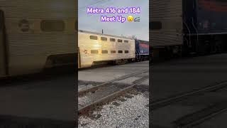 Metra 417 N 184 MeetUp ChicagoIL [upl. by Snoddy]