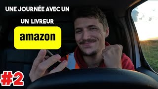 VLOG  UNE JOURNÉE AVEC UN LIVREUR AMAZON 2 [upl. by Ailaza]