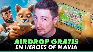 ¡AIRDROP GARANTIZADO Hasta el 6 de feb Paso a paso CÓMO ENTRAR a Heroes of Mavia ClashOfClans [upl. by Bernadette]