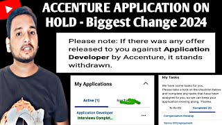 Accenture Application On HOLD Latest Update  BGV  Task Mail  Interview Results  Onboarding News [upl. by Euqinoj]