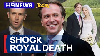 Buckingham Palace announces death of Thomas Kingston  9 News Australia [upl. by Bordy398]