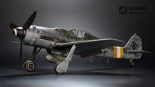 Focke Wulf Fw190 D9 Hasegawa 132  Aircraft Model [upl. by Poirer200]