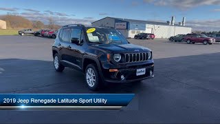 2019 Jeep Renegade Latitude Sport Utility Portage Baraboo Pardeeville Endeavor Madison [upl. by Syla]