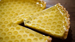 How to make Honeycomb Honey amp Lemon Jelly Tart cake [upl. by Keemahs]