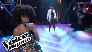 TeamWaje sings “Omini Knowest”  Live Show  The Voice Nigeria 2016 [upl. by Warren495]