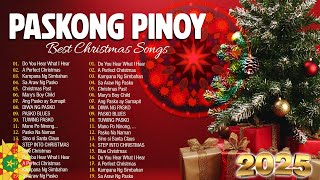 Best Tagalog Christmas Songs Medley 2025 🌟Paskong Pinoy 2025 Medley with Lyrics 🎄 [upl. by Atrim]