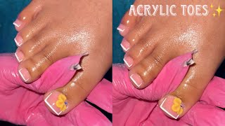 ACRYLIC TOE FREESTYLE  ACRYLIC TOE TUTORIAL [upl. by Reinaldo]