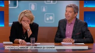 Fou rire général lors de la chronique de Philippe Croizon dans le Magazine de la santé [upl. by Irra]