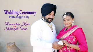 Ramandeep Kaur Weds Karamjit Singh Live 1st Day Wedding [upl. by Glassco]